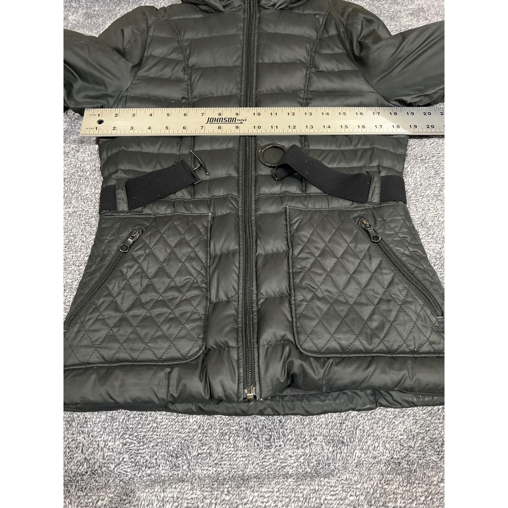 The North Face Womens 600 Down Puffer Jacket Black Quilted Hooded Small S/P - Picture 4 of 16
